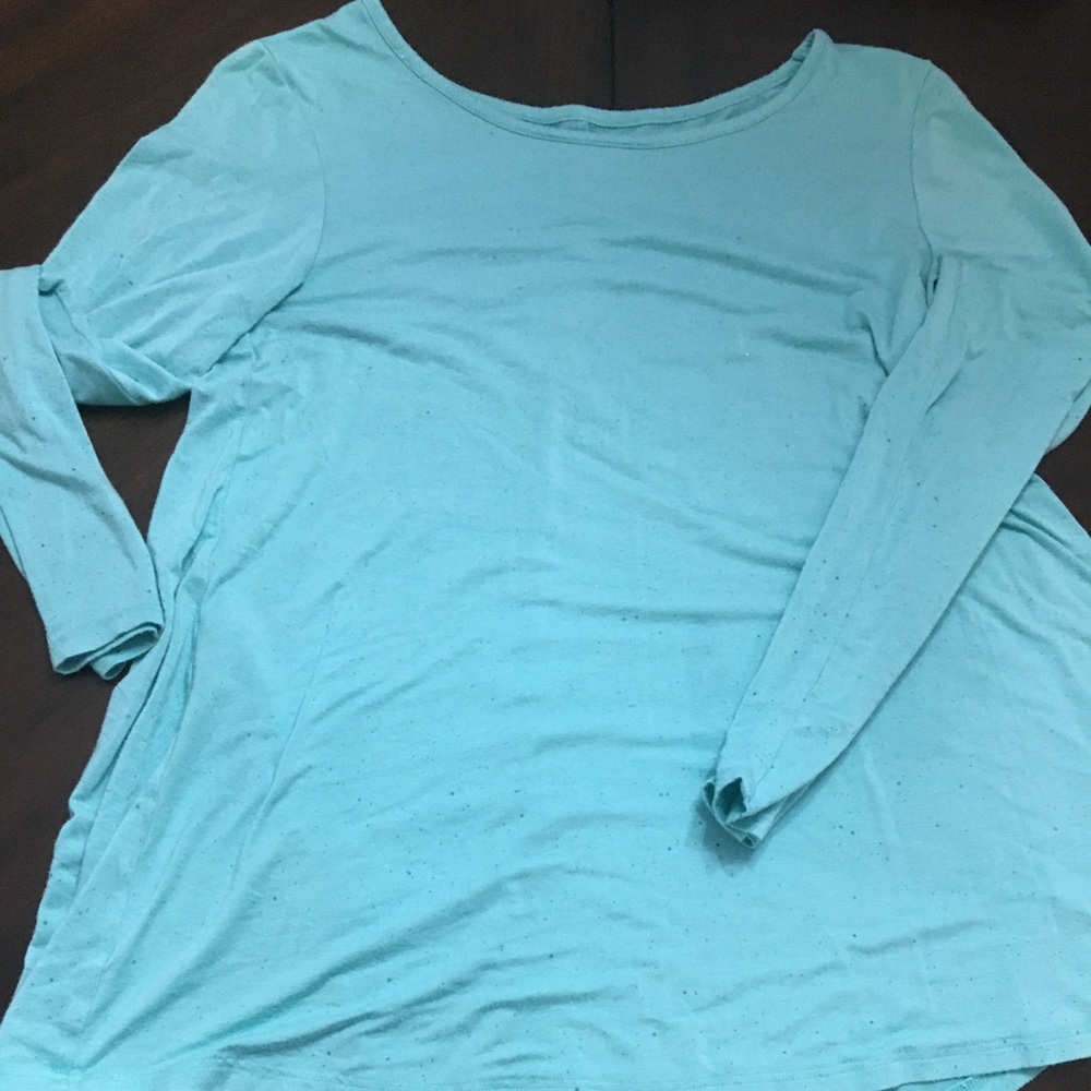 Girls turquoise top